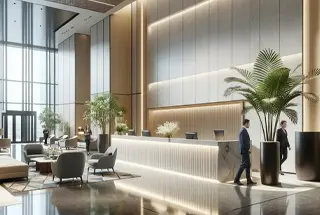 Grand Entrance Lobby at Shree Laxmi Blanca Commercial